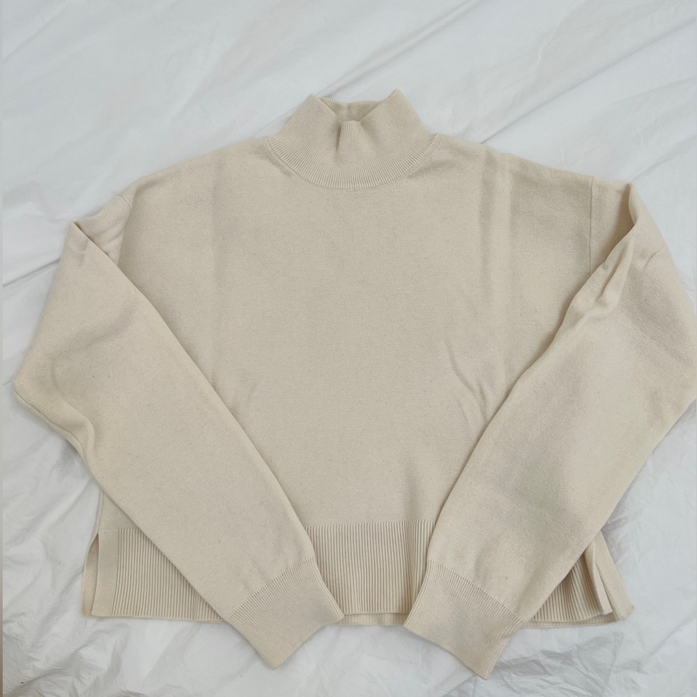 & other stories cotton and wool turtleneck